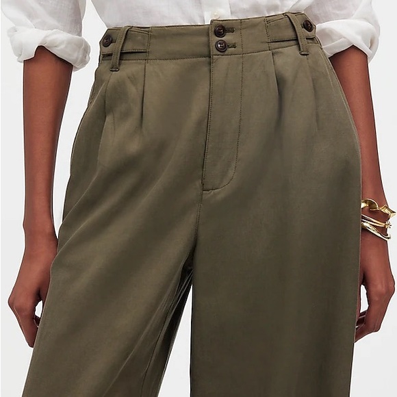 Madewell The Tall Harlow Wide-Leg Pant In Faded Ivy Size T10 NWT - Picture 3 of 15